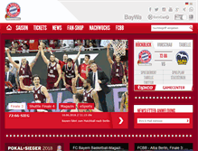 Tablet Screenshot of fcb-basketball.de